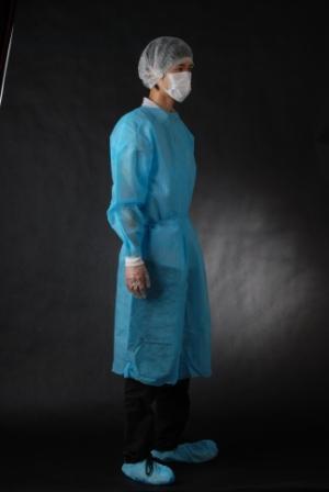 Water Resistant Disposable Surgical Gown Ultrasonic Seam Customzied Color