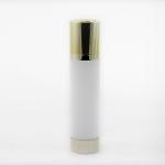 Pink PMMA Personal Care Cosmetic Bottle With Overcap 1oz 30ml