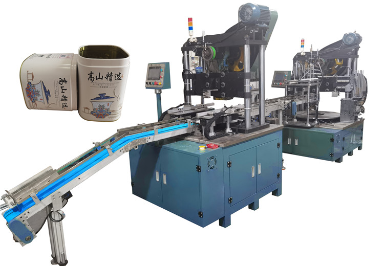 50cpm Automatic Tin Can Making Machine For Cookie Tea Biscuit Can