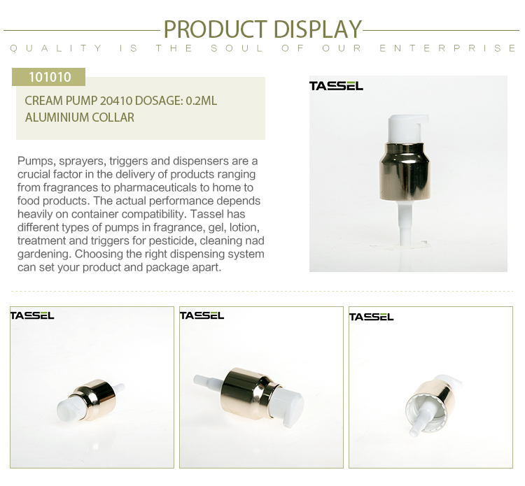 0.2ml Perfume Crimp Pump Press The Actuator Series High Sealed Label Printing