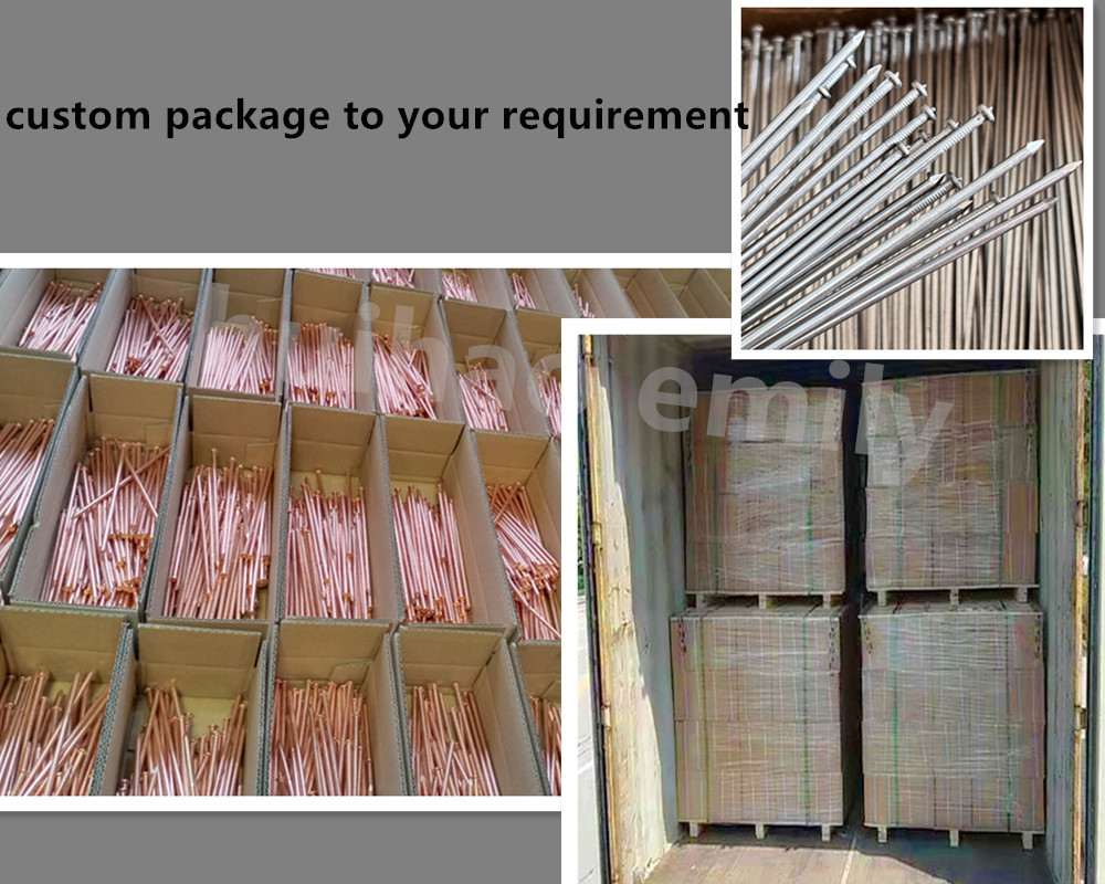Copper Plated Capacitor Discharge (CD)Stud Welding Pins For Deck Insulation