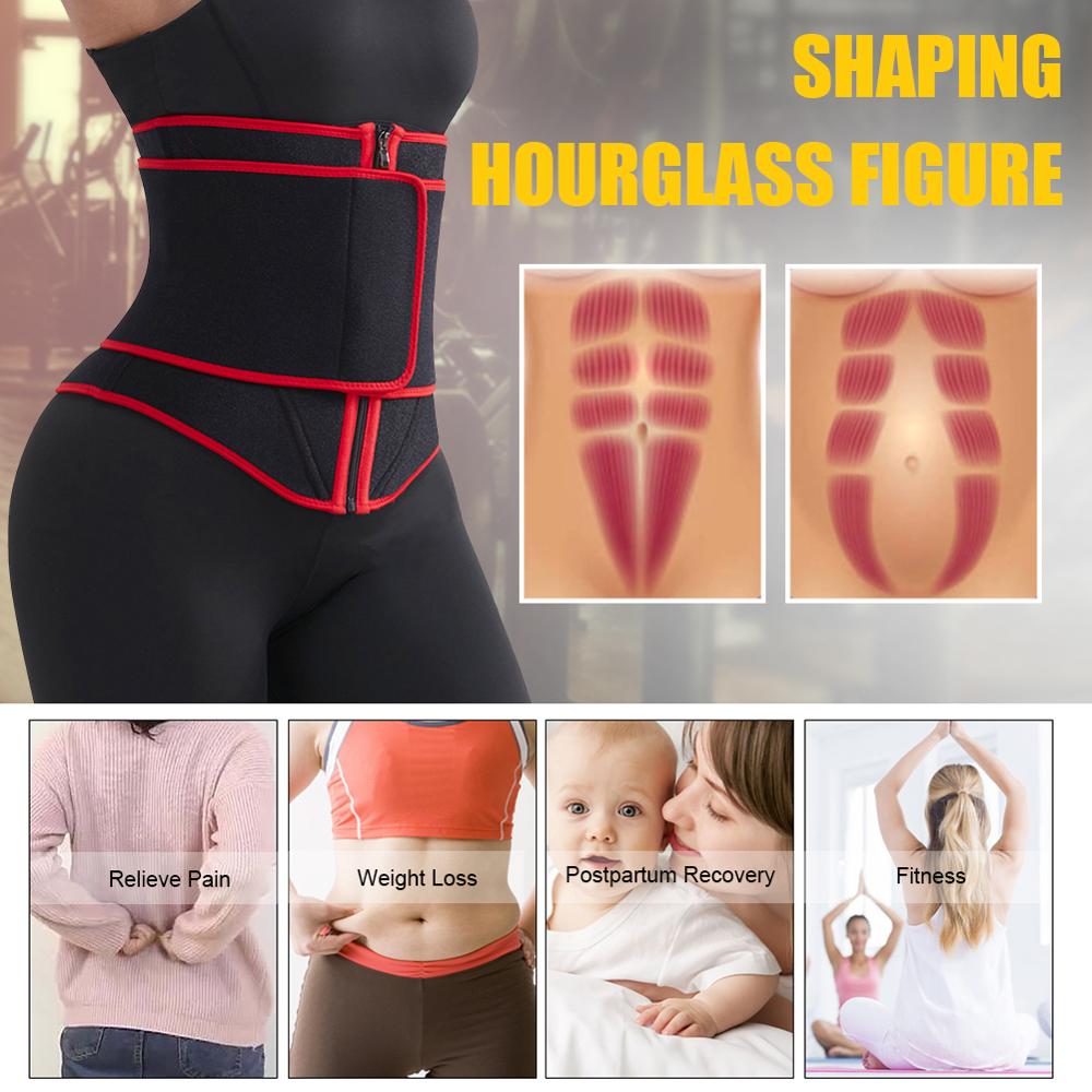 Neoprene Fabric Slimming Tummy Belt for Adults Hexin Private Label Waist Trainer