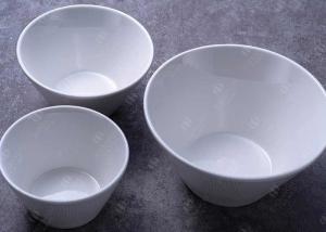 China LFGB Porcelain Bevel Round Serving Bowl For Event Restaurant wholesale