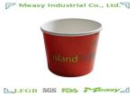 16oz Sea Food Disposable Paper Bowl Takeaway Customized Logo Flexo Printing