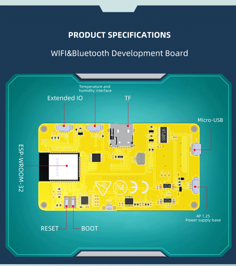 Capacitive Touch Screen Module Development Board TFT LCD Display Arduino