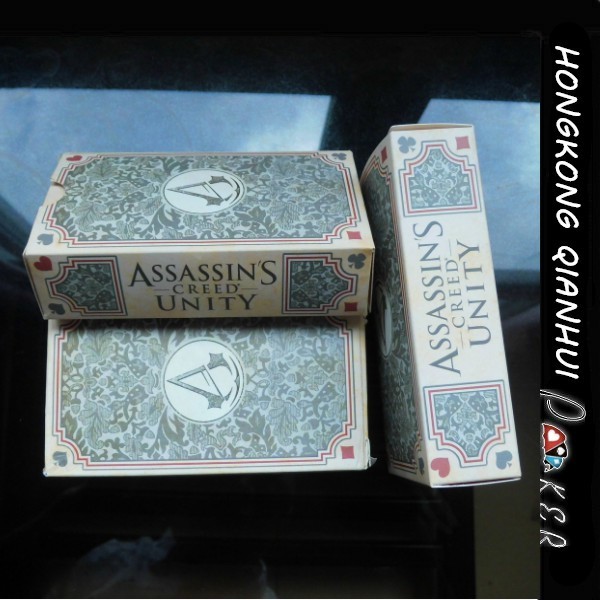 Quality CUSTOM MADE PLAYING CARDS ASSASSIN CREED UNITY GAME CARDS for sale