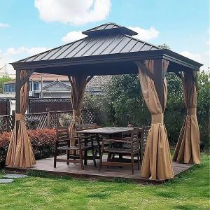 China Outdoor Hardtop Gazebo With Polycarbonate Roof Gazebo Canopy wholesale