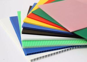 China 1220x2440mm Polypropylene Corrugated Plastic Sheets For Box Packaging wholesale