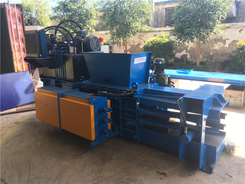 Plastic Horizontal Waste Straw Baler Compactor Machine