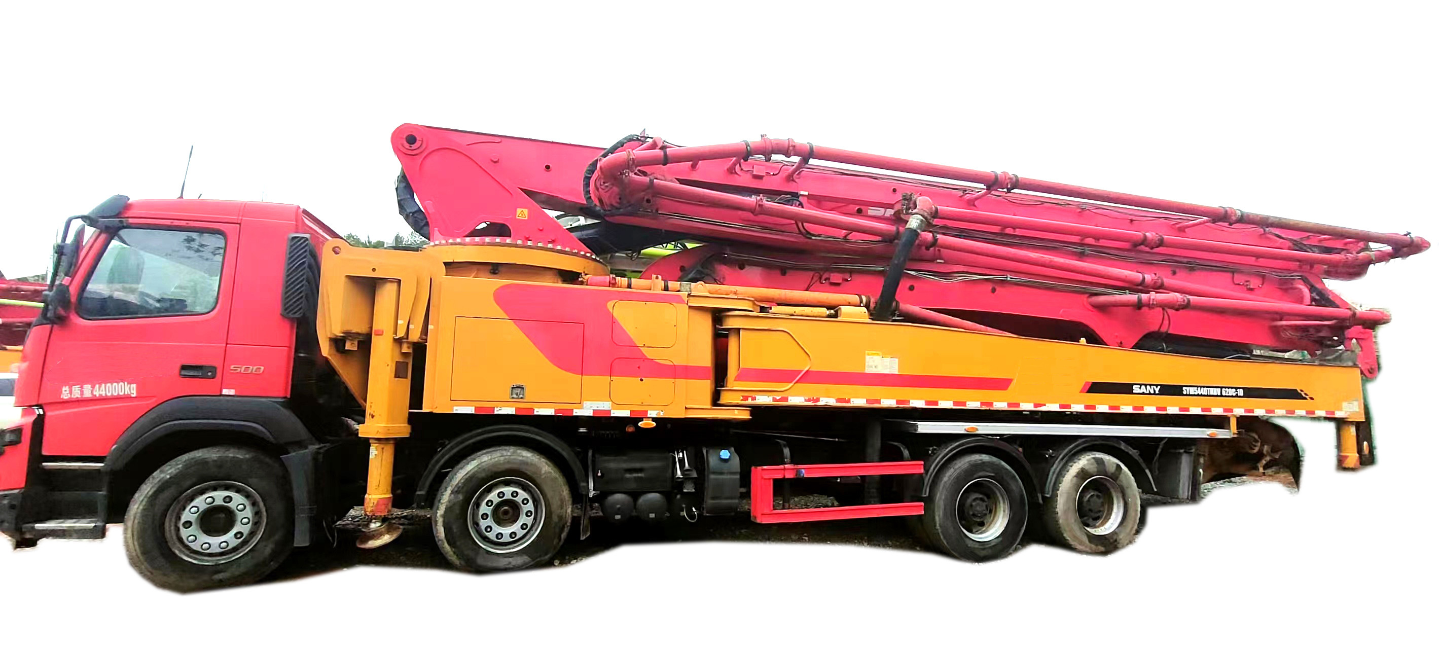 Sany Used Concrete Pump Truck 62m Truck Mounted Concrete Pump Second Hand