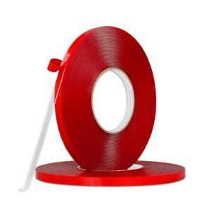 China Nano Red Double-sided Adhesive Acrylic High Viscosity Non-marking Transparent Dispensing wholesale