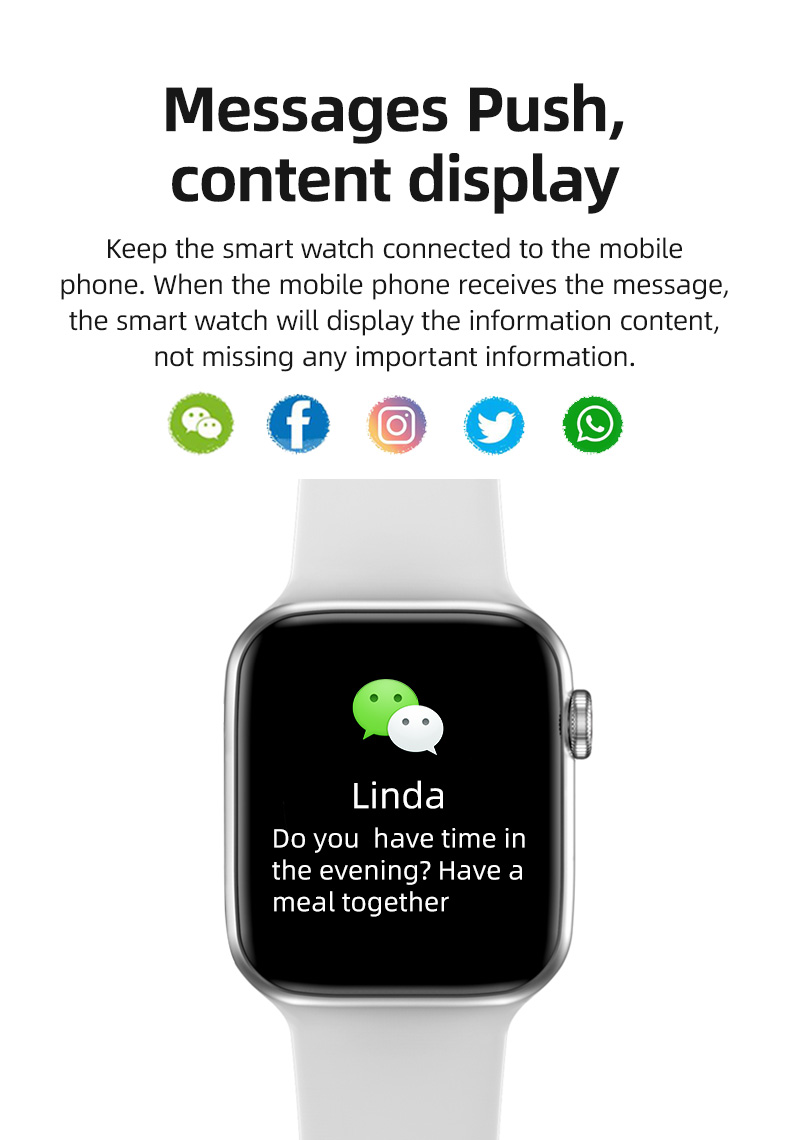 Android Square Shape Smartwatch 1.54inchBand Bracelet Band T500 Plus Strap