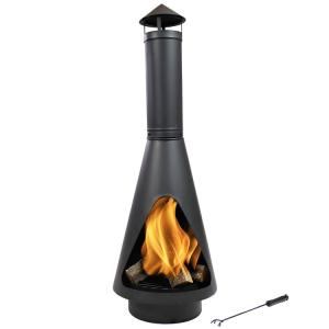 China Steel Wood Burning Firepit Heavy Duty Fire Pits for Outdoor Patio Backyard Garden Camping wholesale