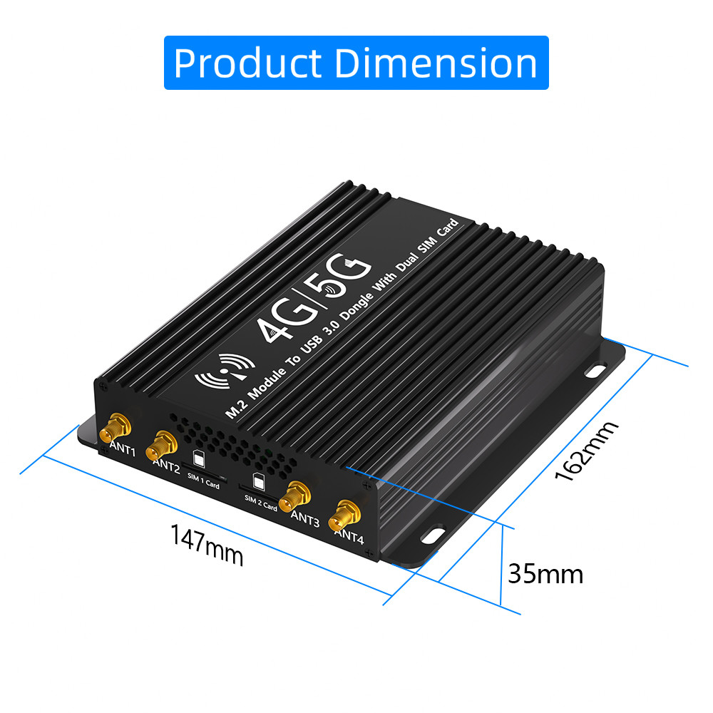 Wireless NGFF M.2 4G 5G Module To USB 3.0 Adapter Wifi Network Card For Desktop