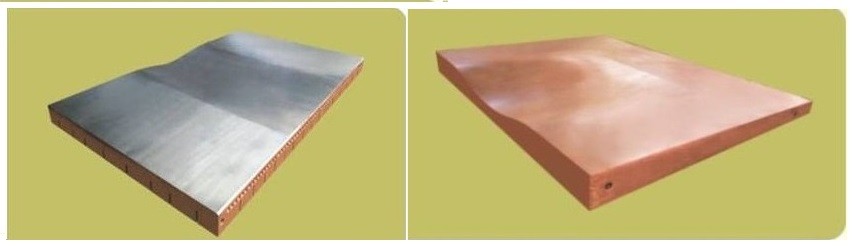 wide and narrow H beam and I beam Copper mould plate applying for CCM