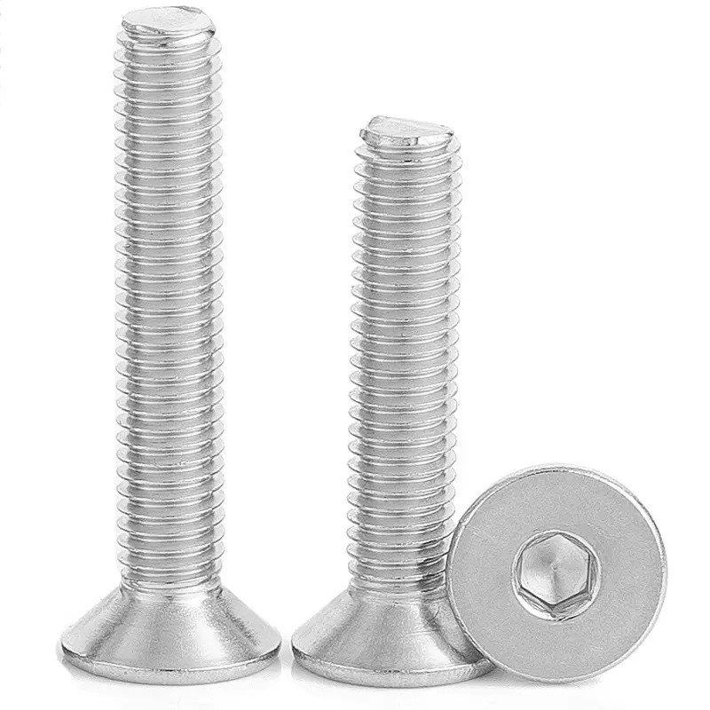 1 Thread Pitch And Stainless Steel Bolts With Polish Finish