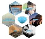 Breathable Non Woven Fabric Mask Soft Material Hypoallergenic Skin Friendly