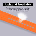 4 Colors Custom Watch Strap , 22mm Silicone Rubber Watch Strap Bands