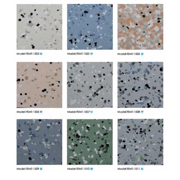 Conductive PVC Floor Tile Vinyl Anti-static Multiple Color PVC ESD Flooring Tile For Cleanroom