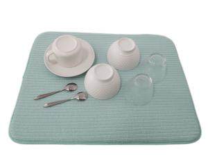 China 38x50cm Multipurpose Kitchen Dish Drying Mat For Dining Table Drying wholesale