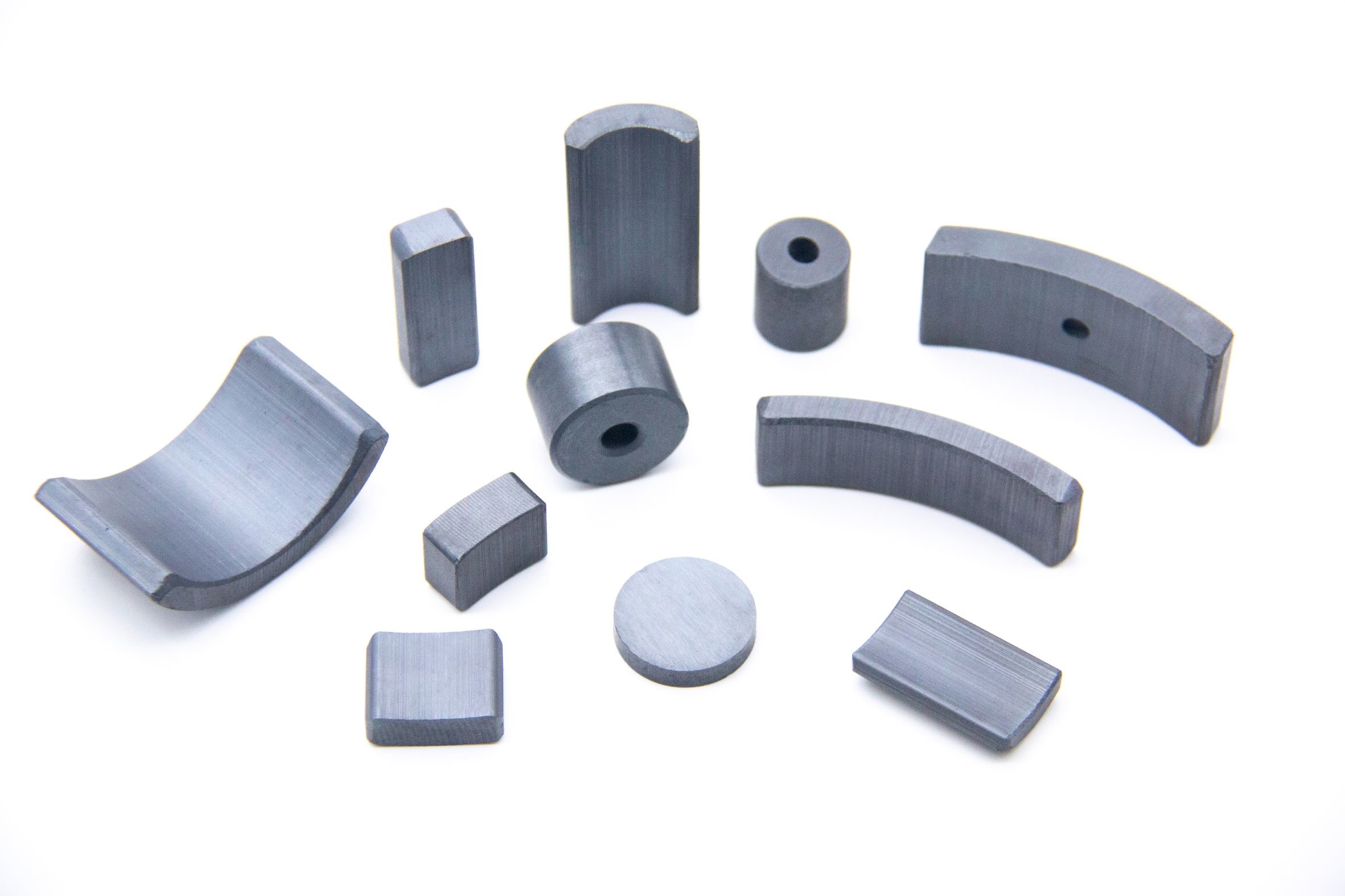 High Quality Floor Fan Motor Tile Shape Permanent Ferrite Magnet W077B