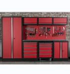 5 Drawers Tool Trolley Metal Cabinet Heavy-duty Roller Cabinet for Garage Store