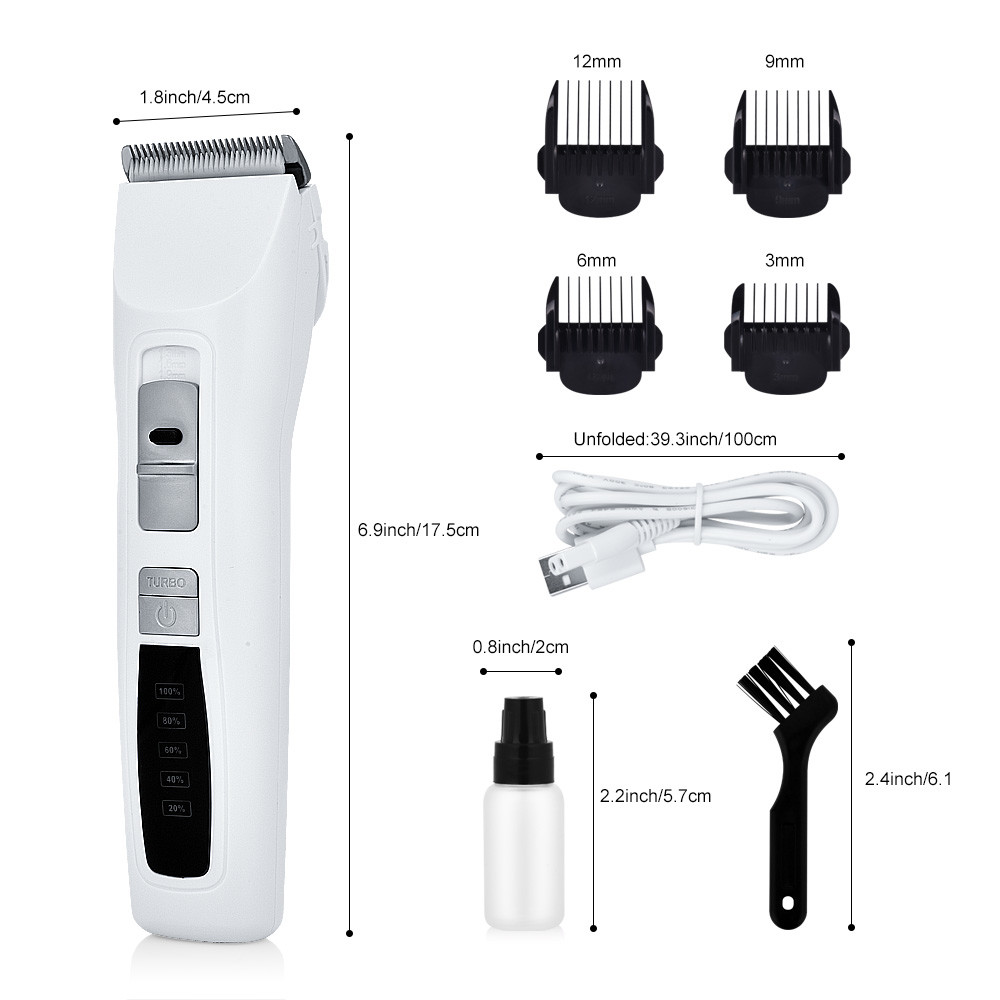 High Precision Electric Pet Clippers , Pet Fur Clippers Ergonomic Comfortable Handle