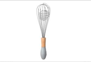 China Antiscald Egg Beater Stainless Steel , Nonslip Whisk Cooking Utensil wholesale