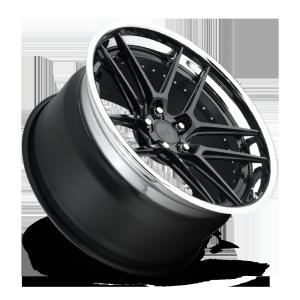 China 17 18 19 20 21 22 Inch Black For BMW 525i Wheels 3 PC Forged Alloy Custom Rims wholesale