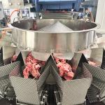 Ribeye Steaks Screw Multihead Weigher Plastic Box Packaging Equipment