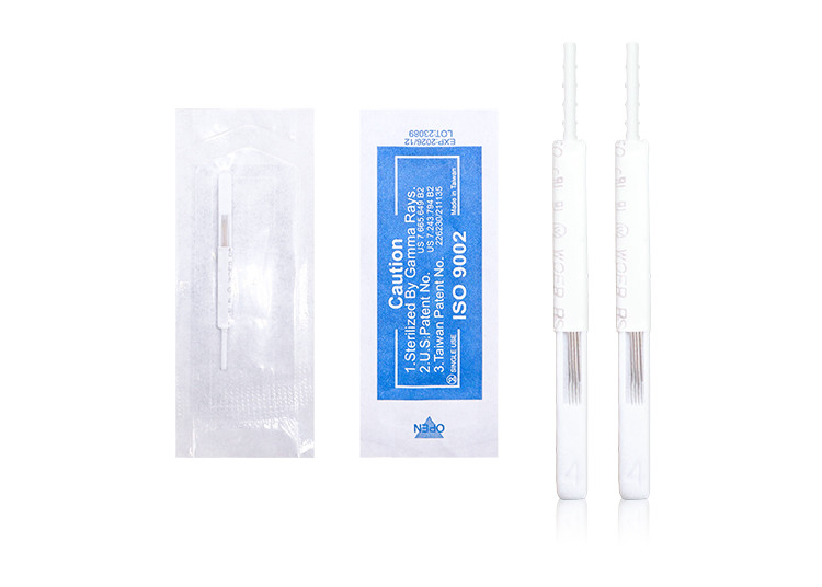 Stainless Steel Tattoo Machine Piercing Needles 4F For Eyeliner