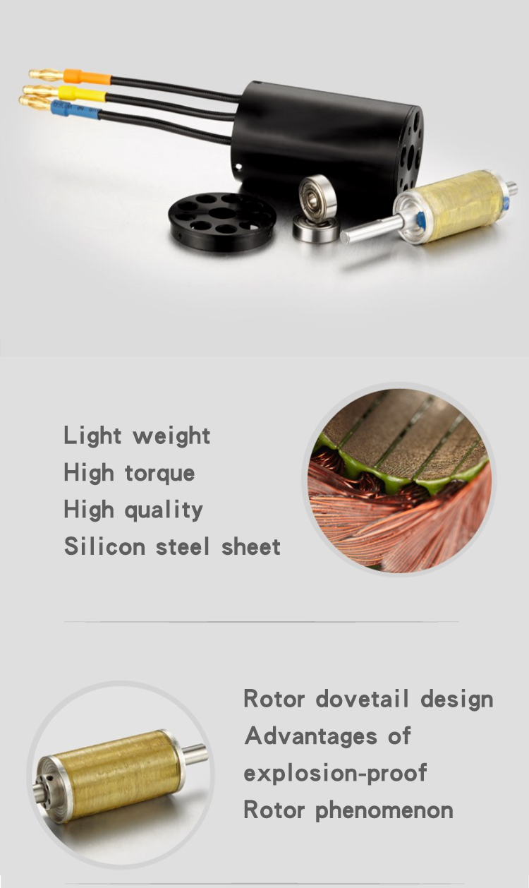 Faradyi 12v 24v 36v 48v 1hp 1kw 2kw 3kw 4kw 5kw Car Fan Boat Waterproof Bearing Vehicle Electric Bldc Brushless Dc Motor