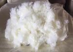 Flame Retardant 22D Recycled Polyester Short Cut Fiber Ivory White Color