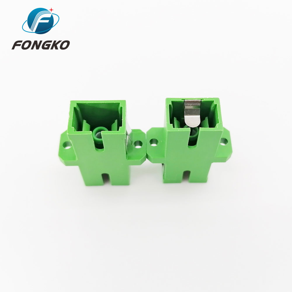 Metal Shrapnel LC Duplex Adaptor , APC Fiber Optic Adapters 0.20dB