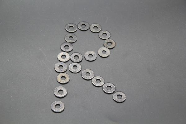Polished Stainless Steel Flat Washers Bright Plated M8 , Hardened Heavy Duty