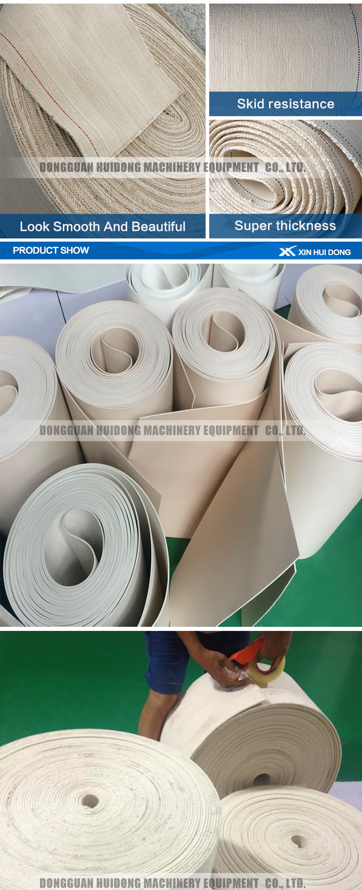 Portable Belt Driven Live Flat Belt Conveyor Oil Resistance For Transport Goods