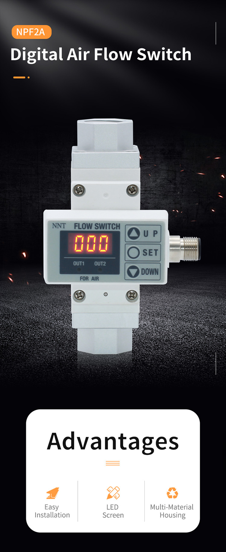 4 Channel Digital Air Flow Meters 1-500l/Min with CE certification