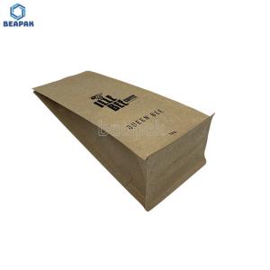 China Mylar k Resealable Food Grade Kraft Paper Bags wholesale