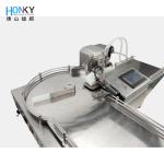 4000 BPH Automatic Glass Bottle Filling Machine With Round Feeder