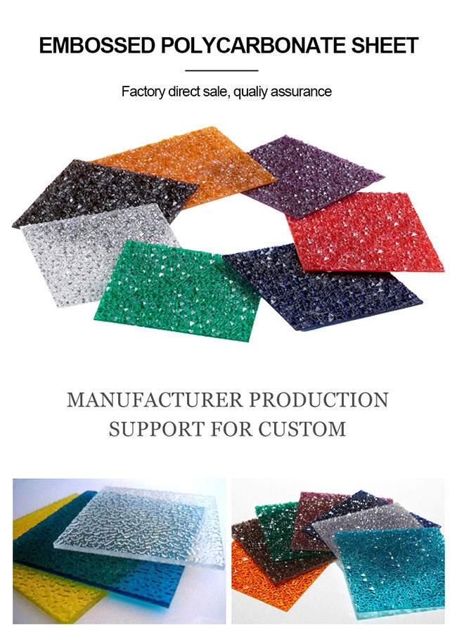 Prismatic Window Decoration 3mm Embossed Acrylic Sheet