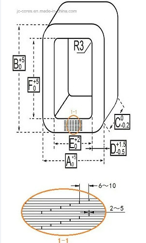 10KVA Jc Power Frequency Transformer Wound Core for Ocean Transportation