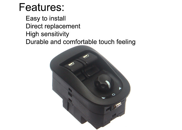 24 Pin Electric Switch Button Illuminated By Orangeled Peugeot 206 207 C2 Fiat