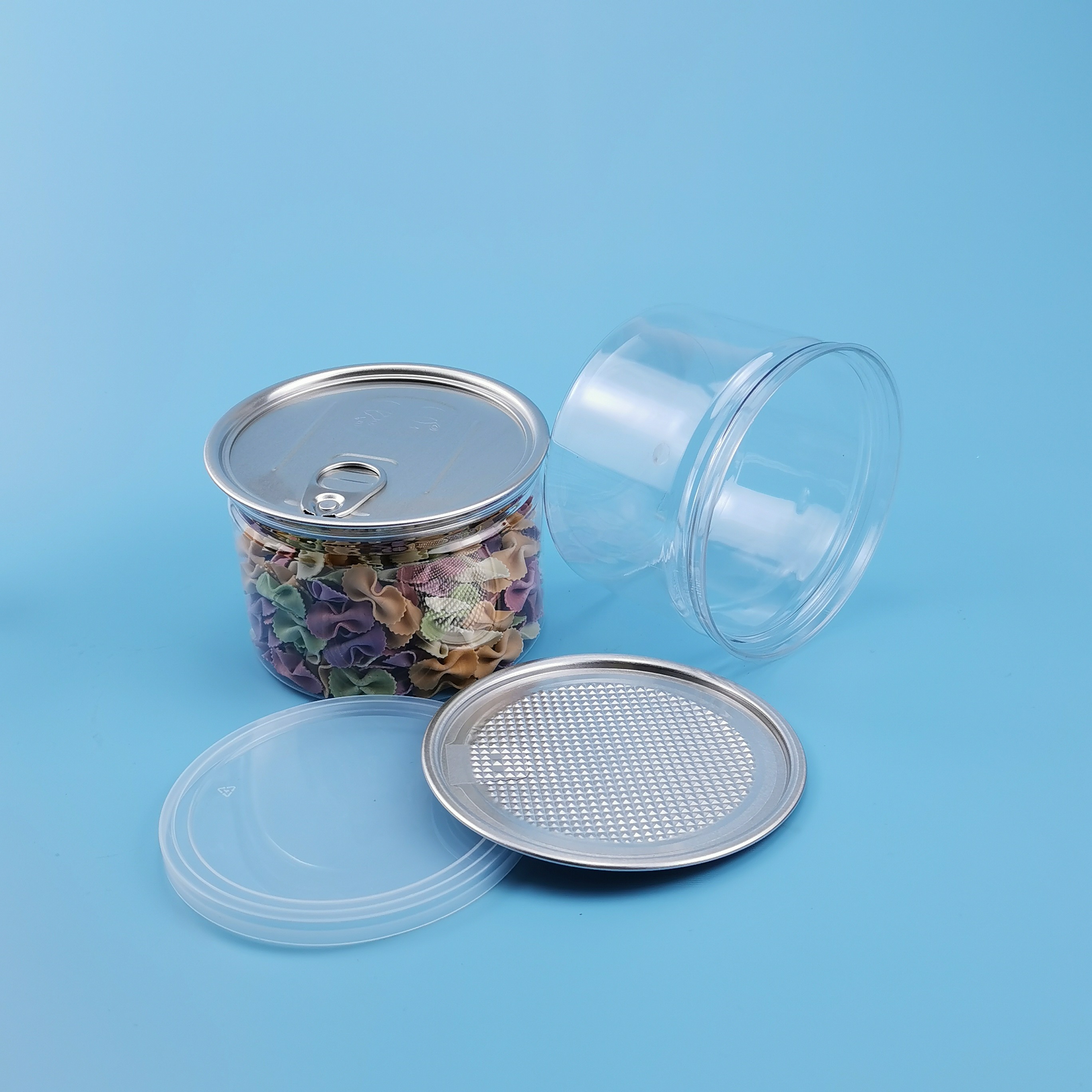 SGS Food Grade PET Airtight Anti Leak Plastic Food Jars