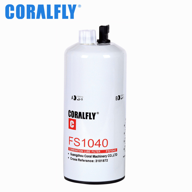 Diesel Engines Truck CORALFLY Fs19764 Fuel Water Separator Filter