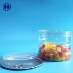 Large Capacity Clear Plastic Cans Round Sturdy Compression Resistance