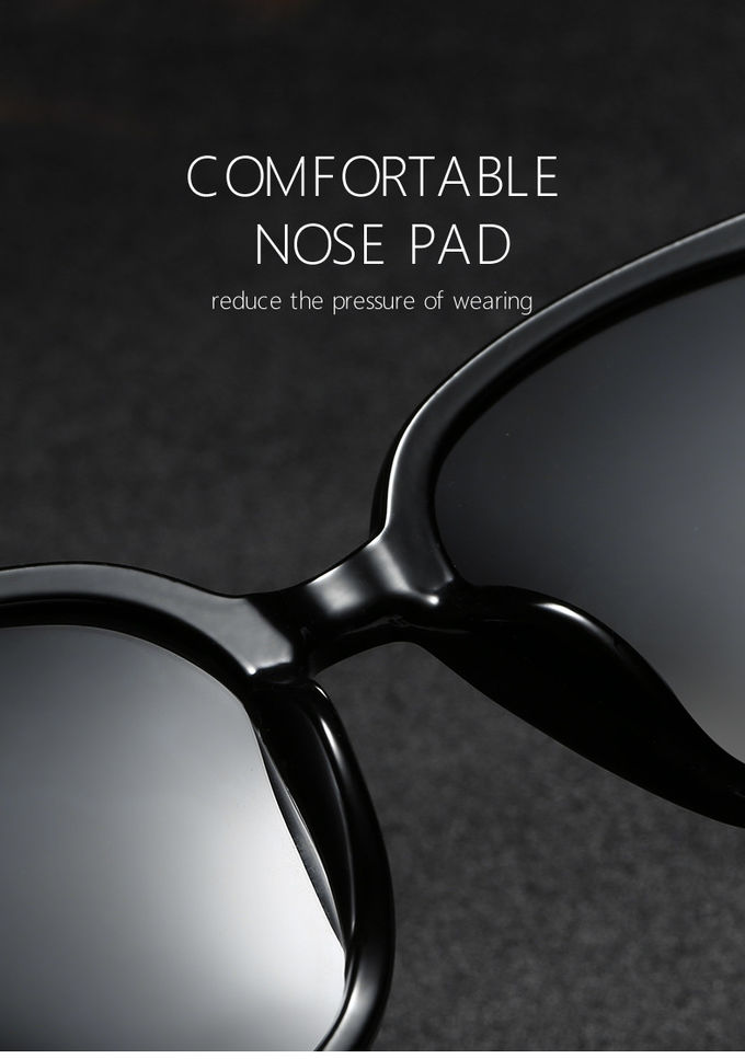 Diamond Studded Night Driving Glasses Anti Glare Polarized Outdoor Fashion Sunglasses