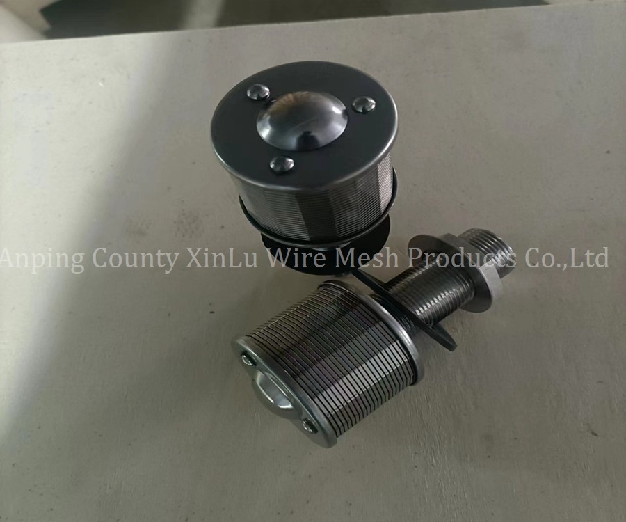 mixed bed water filter bottom nozzle, filter johnson screen nozzle, stainless steel wedge wire strainer nozzle