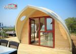 Waterproof Shell Shape Outdoor Glamping Tent / Geodesic Dome Tent
