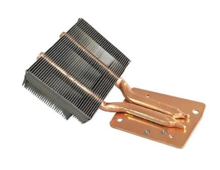 Quality High Power Custom Heat Pipe Heatsink With Copper Base Plate for sale