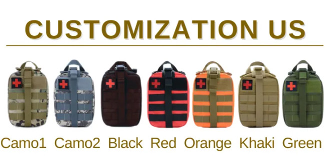 600D Oxford Medical Emergency Bag Outdoor First Aid Kit Combat Individual Tactical Bag